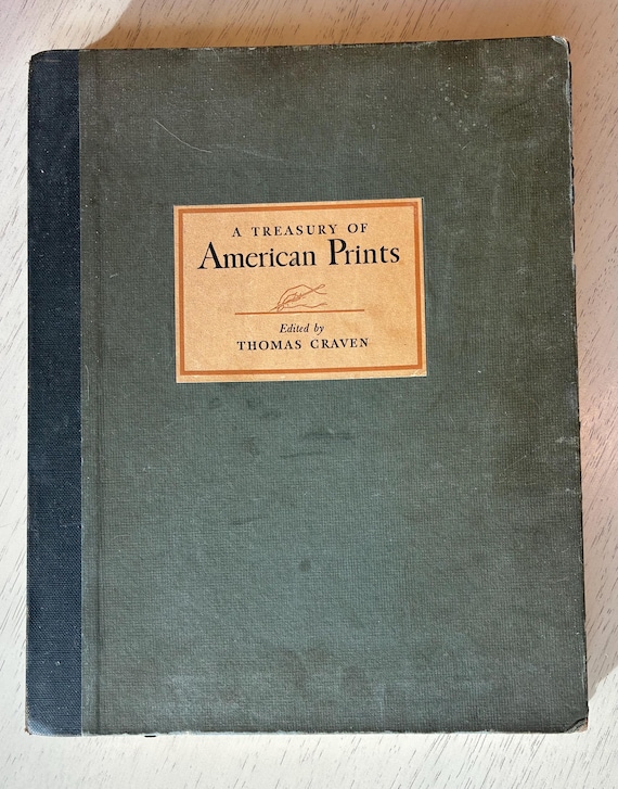 Vintage American Prints Art Book, 1939 First Edition - Etsy