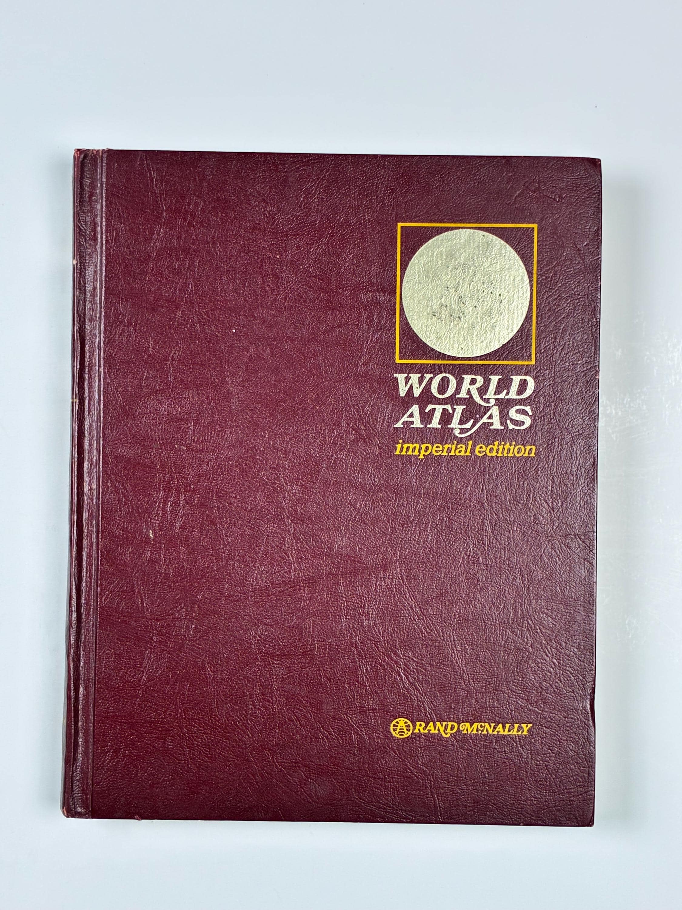 Rand Mcnally World Atlas - Etsy