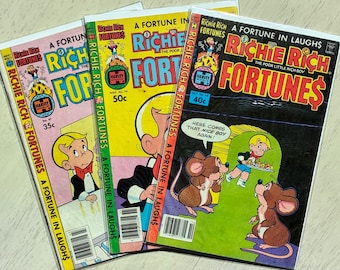 Richie Rich Fortunes Comic Books 1978-1980 Harvey Comics Set