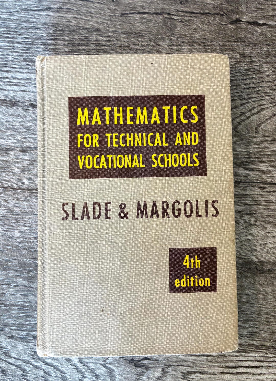 80s Math Textbook 1961 Technical Mathematics Textbook: Vocational Training Reference ...