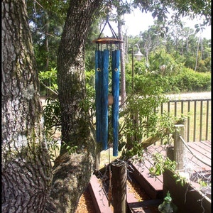 MORNING SONGWind Chime Medium Copper Blue image 6