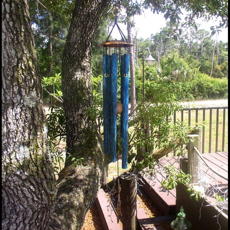 MORNING SONGWind Chime Medium Copper Blue Bild 6