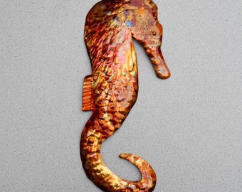 COPPER SEAHORSE-facing right