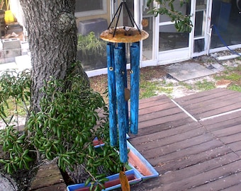 Wind Chime-Memorial-Sympathy-Copper Medium Outdoor Handmade