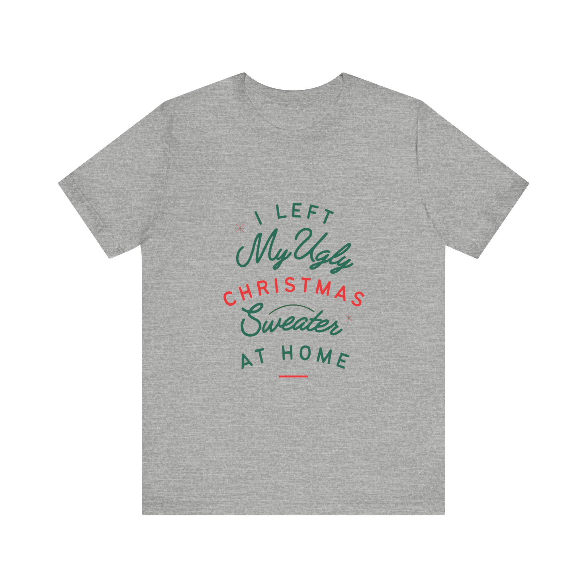 Short sleeve ugly christmas sweater best sale
