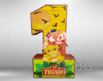 Lion King Pinata - Birthday - Number Pinata