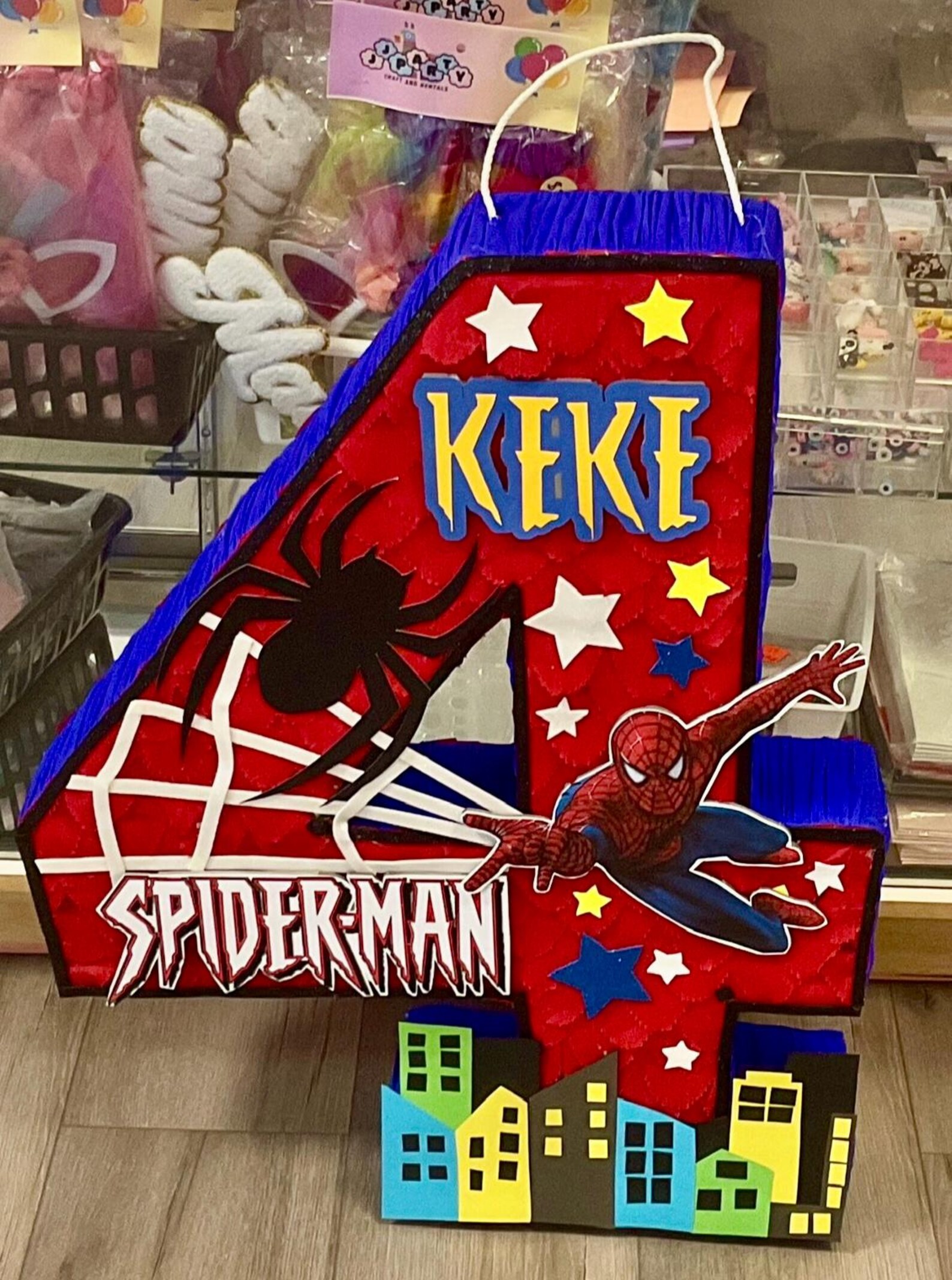 Spiderman Number Pinata, 30