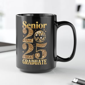 Abschlussbecher, Klasse von 2025, Abschlussgeschenke, graduierter 2025, Abschlussgeschenke, Senior 2025, Abschlussbecher