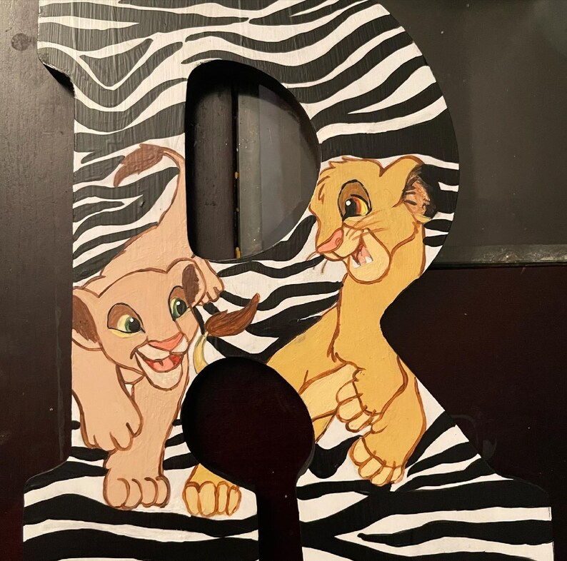 Custom Letters - Hand Painted Customizable Decorated Letters - Gift for ...