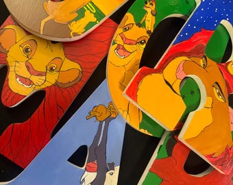 Custom Hand-Painted Letters – Nursery, Kid Room, Party Decor, Custom Gift