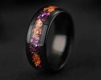 Meteorietring, meteorietsieraden, meteorietbruiloft, meteorietringen, meteorietband, trouwring man, trouwringen, trouwringen