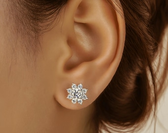 Orecchini A Cerchio Rettangolari Con Pietra Portafortuna – Geometrici, Minimal, A Goccia, Ipoallergenici, Regalo Donna - 2