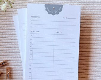 Daily Overview, To do List, Planner, Notepad, Daily Notes, Checklist