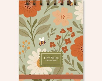 Mini Notebook | Journal | Pocket Notebook | Spiral Bound | Blank Pages | Lined Notepad | Affordable Gift