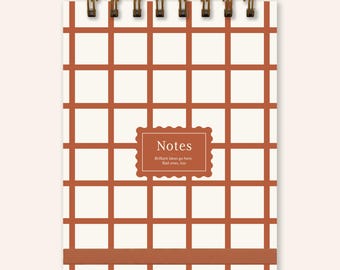Notebook | Journal | Pocket Notebook | Spiral Bound | Blank Pages | Lined Notepad | Affordable Gift