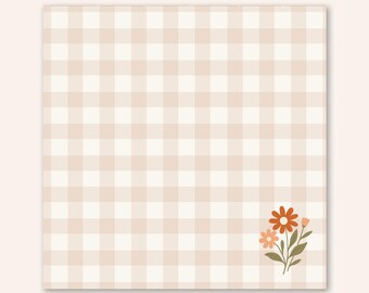 Mini Notepad, 50 sheets, Memo pad, Christmas gift, Daily Notes, Pocket Notepad