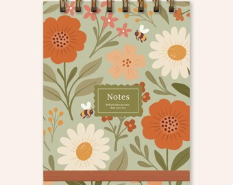 Notebook | Journal | Pocket Notebook | Spiral Bound | Blank Pages | Lined Notepad | Affordable Gift