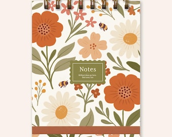 Notebook | Journal | Pocket Notebook | Spiral Bound | Blank Pages | Lined Notepad | Affordable Gift