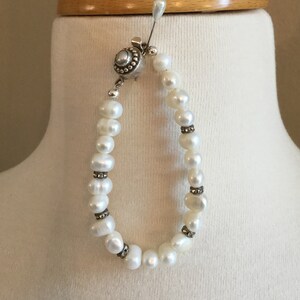 Bracelet, Wedding pearl bracelet, bridal bracelet