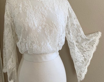 white wedding cover up