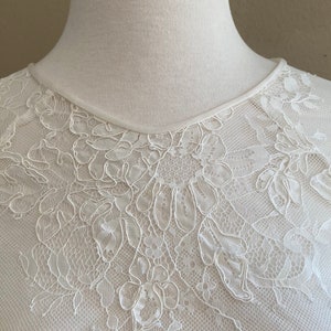 Wedding Dress Topper - Bridal Dress Topper - Lace Topper - Short ...