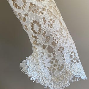 Detachable wedding sleeves - vintage lace sleeves - lace wedding gloves - bicep sleeves - bridal separates