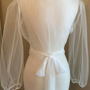 Wedding Dress Topper Wedding Topper Tulle Topper Wrap Topper Bishop ...