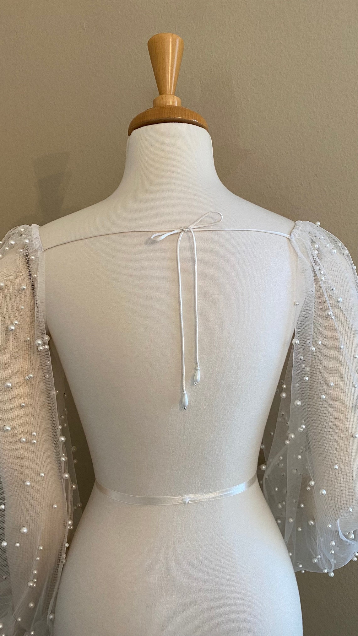Detachable Wedding Sleeves Removable Sleeves Pearl Sleeves Etsy