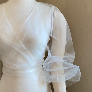 Wedding Dress Topper - Wedding Gown Topper - Bridal Top - Wrap Topper ...