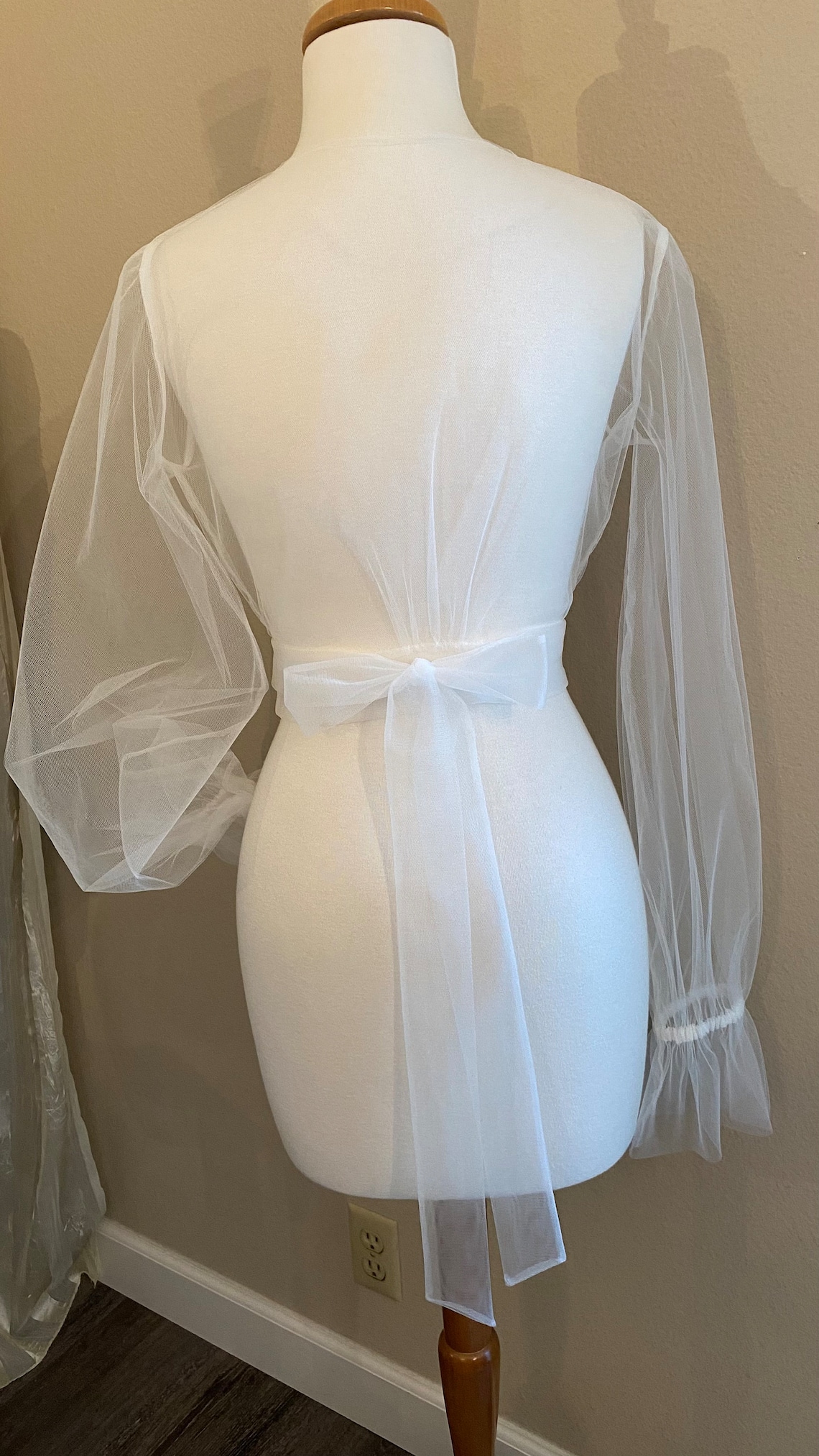 Wedding Dress Topper Tulle Wrap Topper Bridal Coverup - Etsy