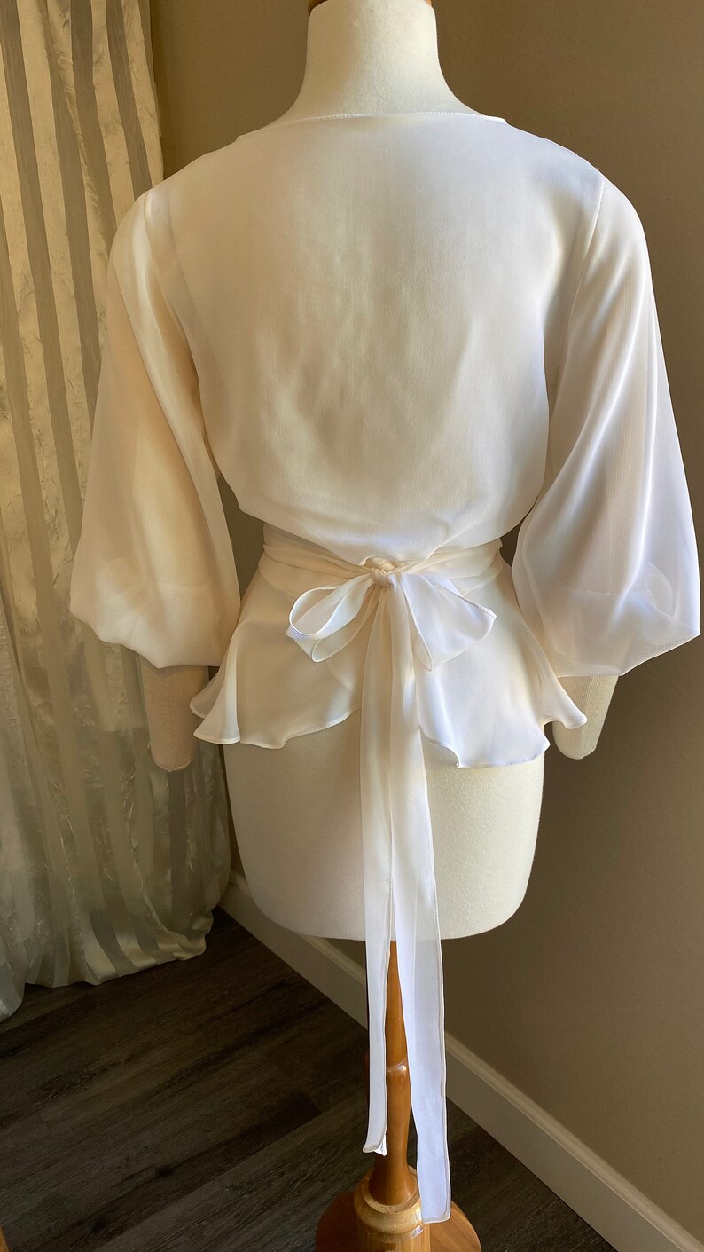 Wedding Dress Topper Bridal Blouse Silk Topper Wrap - Etsy