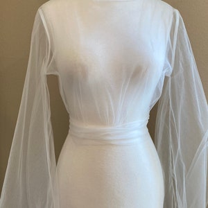 Wedding Dress Topper - Wedding Gown Topper - Bridal Top - Wrap Topper ...