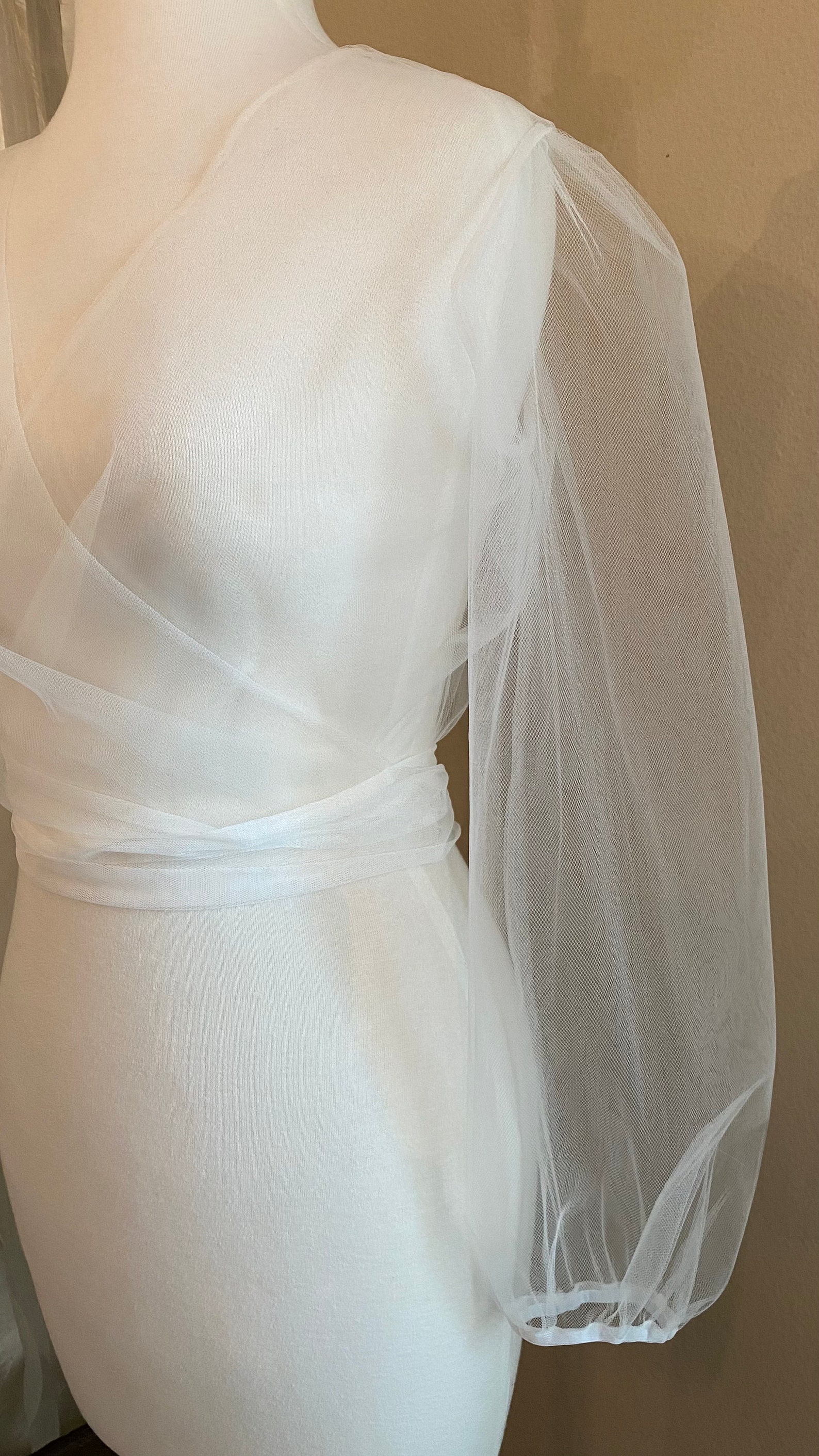 Wedding Dress Topper Wedding Topper Tulle Topper Wrap | Etsy