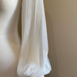 Mangas de boda desmontables - mangas de tul plisado - mangas con puños con volantes - prendas separadas de novia - mangas de boda imagen 7