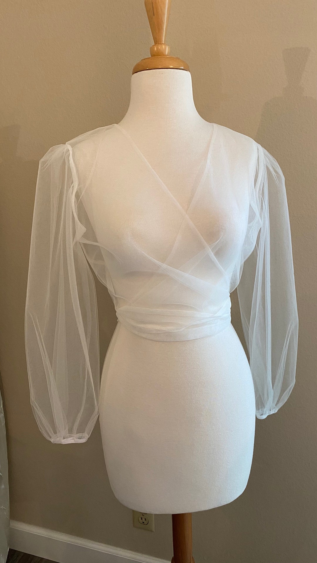 Wedding Dress Topper - Wedding Topper - Tulle Topper - Wrap Topper ...