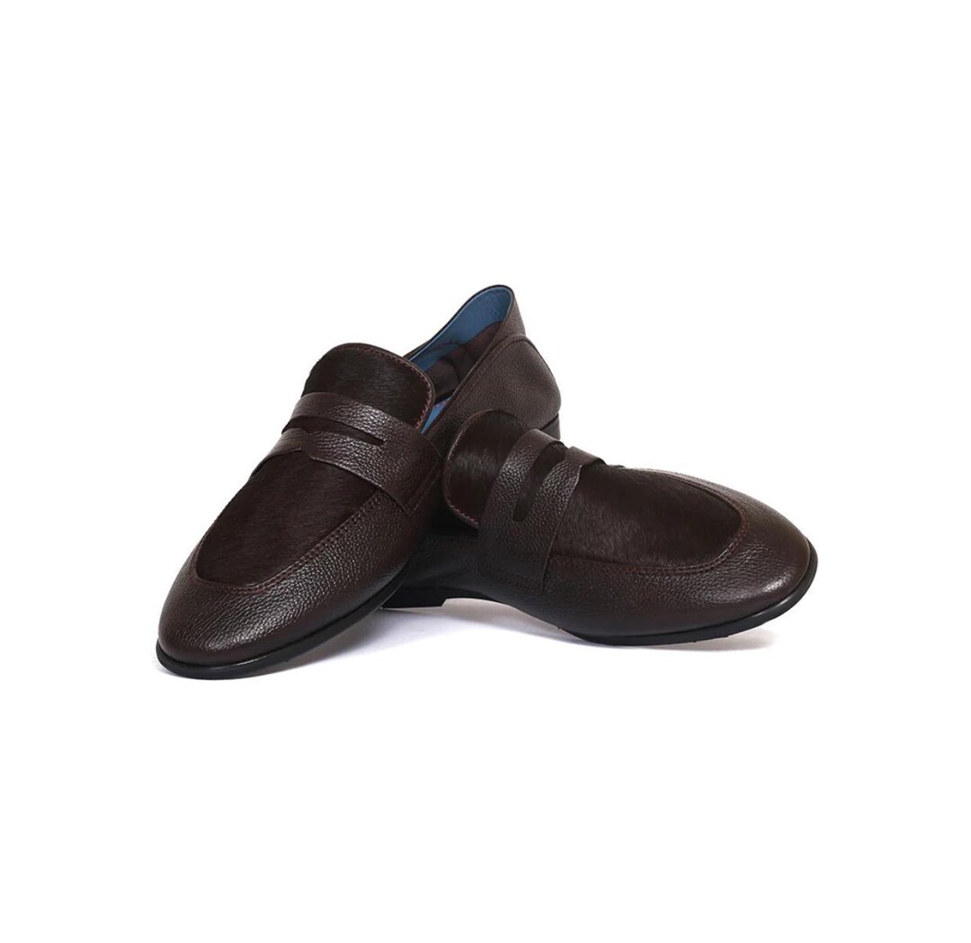 Earthing Men Boot Barefoot Men Boot Brown Leather Boot Grounding Copper ...