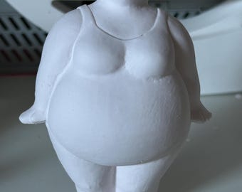 Mollige dame (3 verschillende)