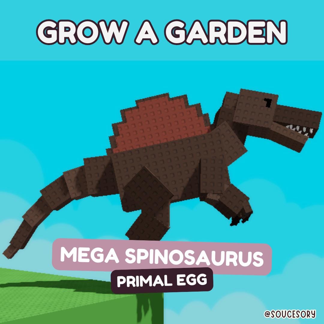 Spinosaurus Toy For Roblox Grow A Garden – Cool Collectible Figure