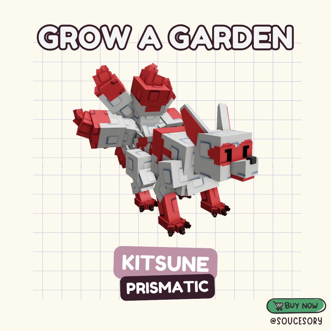 【BGS10】Lycee 妖狐 ムラサメ KR Kitsune (prismatic) | Grow a Garden (pet) - All Pets / Items