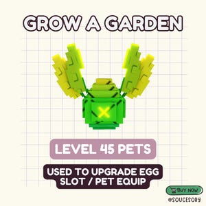 Level 45 Pet (1 Piece) | Roblox Grow a Garden - All Pets / Items Available