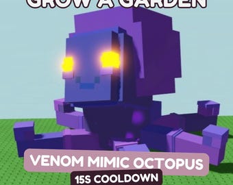VENOM / PESADILLA Pulpo Imitador (15 s de tiempo de reutilización) / Cultiva un jardín - Todas las mascotas / Objetos disponibles