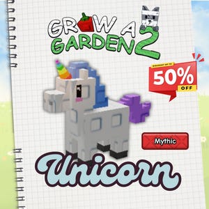 Licorne (Mythique) | Cultiver un jardin 2 (Animal de compagnie) - Tous les animaux et équipements disponibles