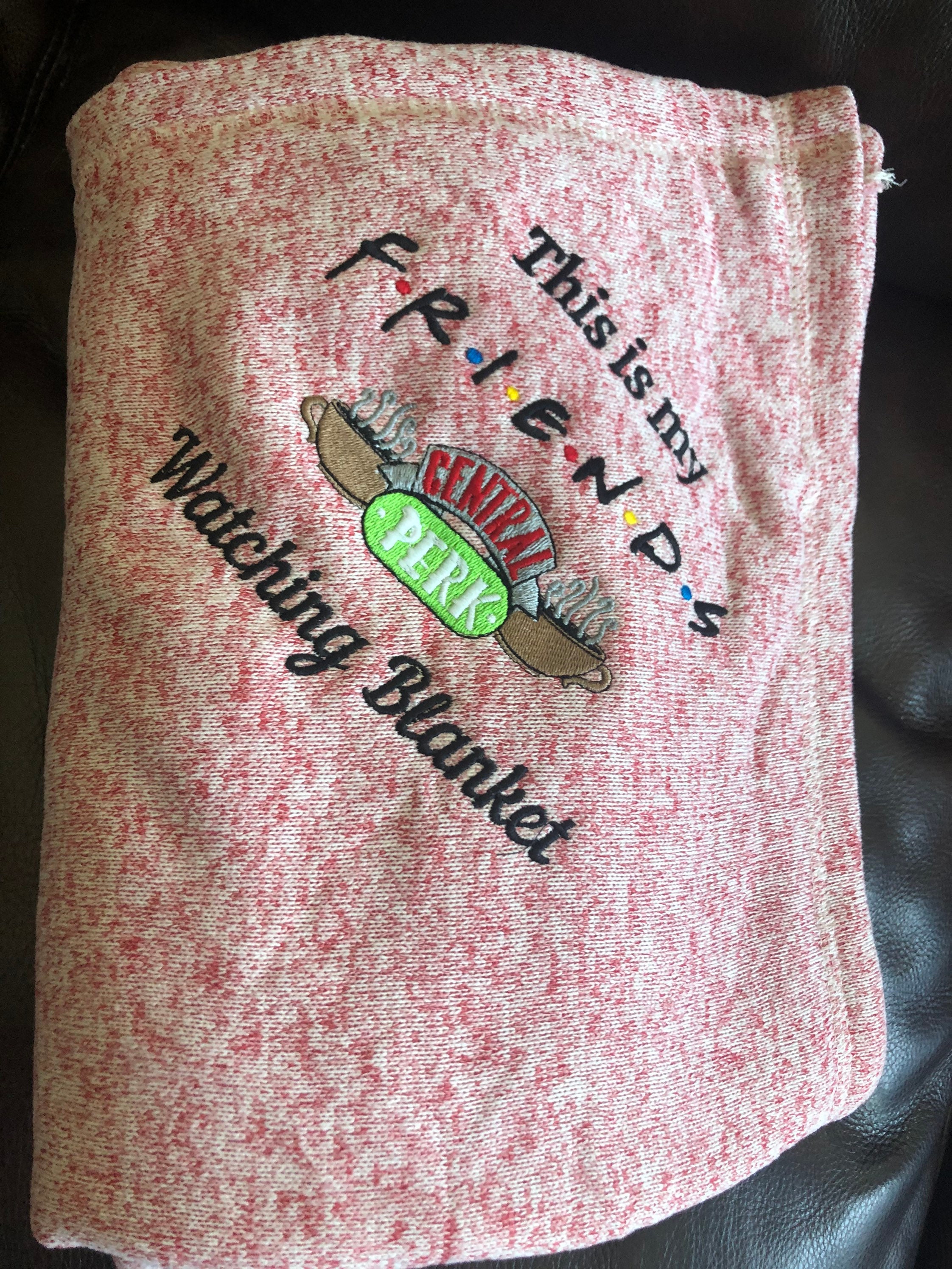 Friends TV show watching blanket. | Etsy