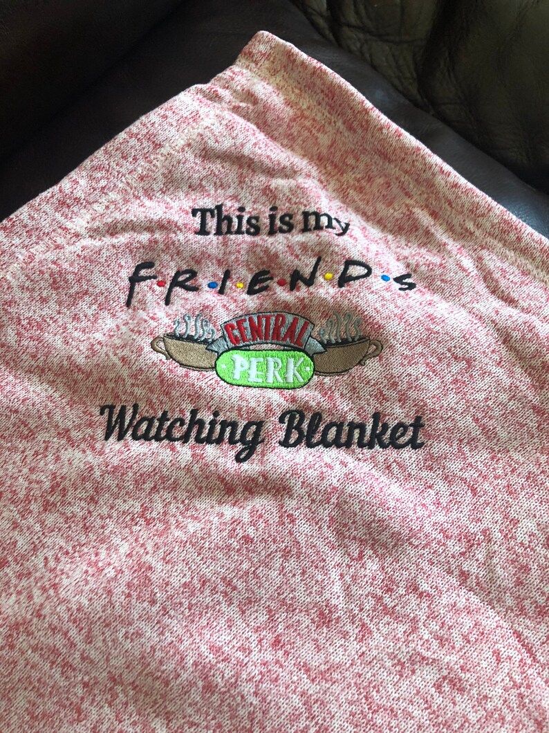 Friends TV show watching blanket. Etsy
