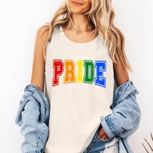Pride Day Shirt LGBTQ+ Tank Top Rainbow Flag Tank Gay Pride Sleeveless LGBTQ Celebration Tank Top Pride Month Tank Gay Pride Butterfly Tank
