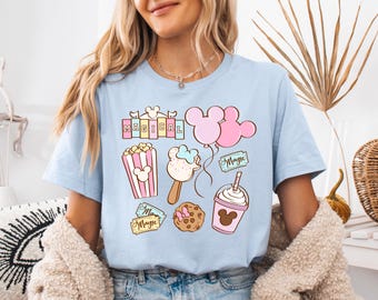 Cute Disney Snacks Shirt Minnie Mouse Popsickles Shirt Disney Trip Tee Disneyland Trip Shirt Mickey And Friends Toddler Kids Disney Family
