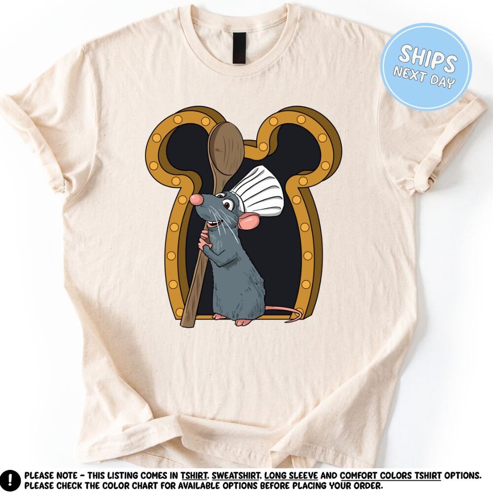 Disney Remy Mouse Shirt Disney Ratatouille Shirt Kids Disney Shirt Le Petite Chef Shirt Disney Family Sweatshirt Disneyland Long Sleeve
