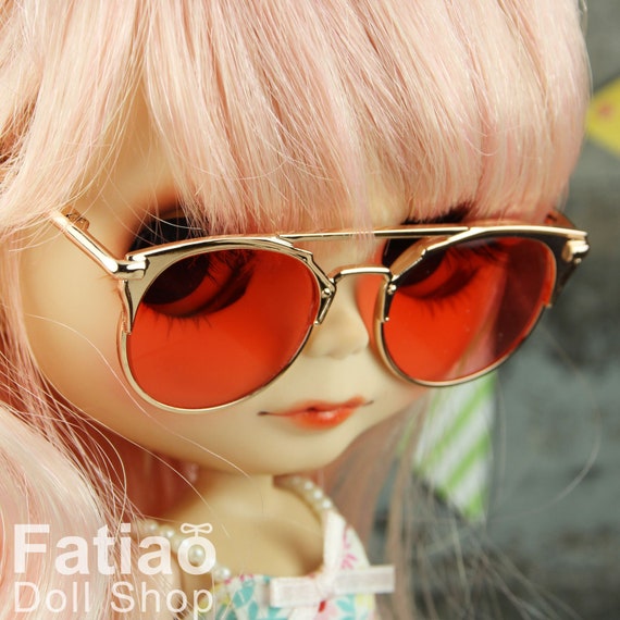 New Dolls Fashion Hipster Sunglasses Glasses for Blythe 