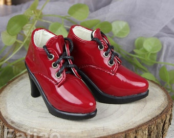 Fatiao - New 1/4 BJD Dollfie MSD High Heeled Shoes - Red (Size 5.5cm)