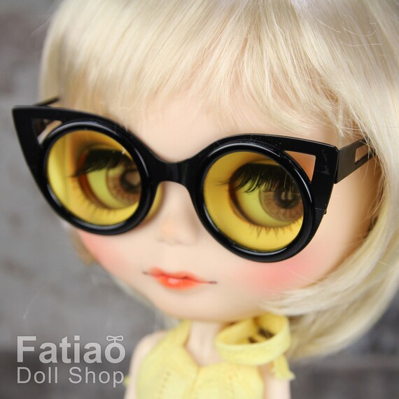 New Dolls Fashion Hipster Sunglasses Glasses for Blythe 